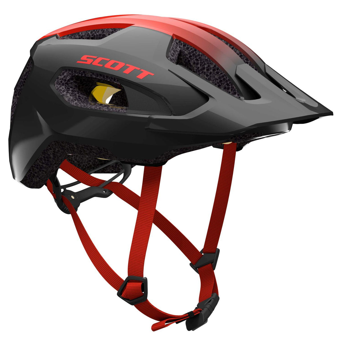 Casco Scott Supra Plus CE Dark Grey/Red