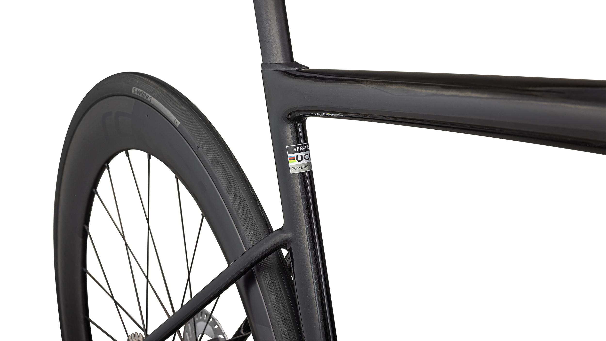 Tarmac SL8 Pro Ultegra Di2 Specialized 2025 Gloss Carbon/Metallic White Silver #6