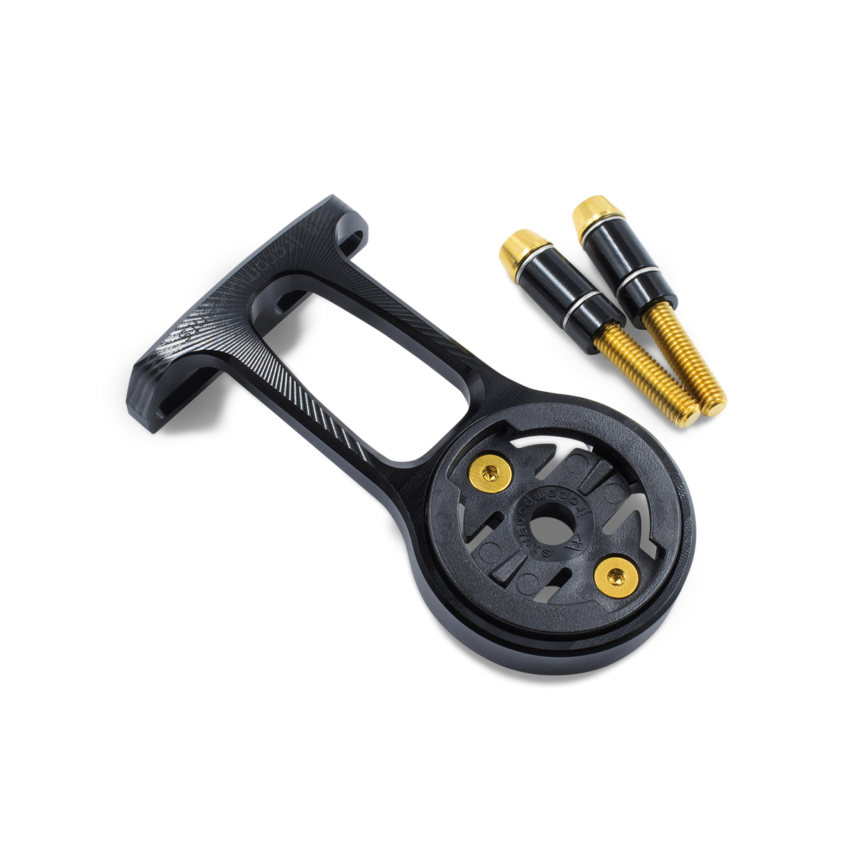 Soporte Potencia Ciclocomputador JRC Components Stealth+ Premium Garmin Oro
