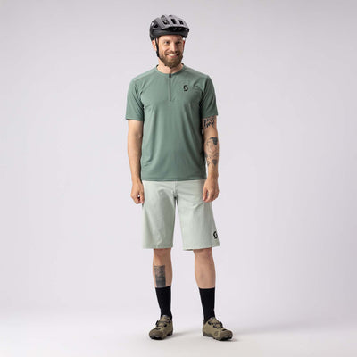 Pantalón Corto MTB Badana Scott Trail Flow Hombre Spray Grey #3
