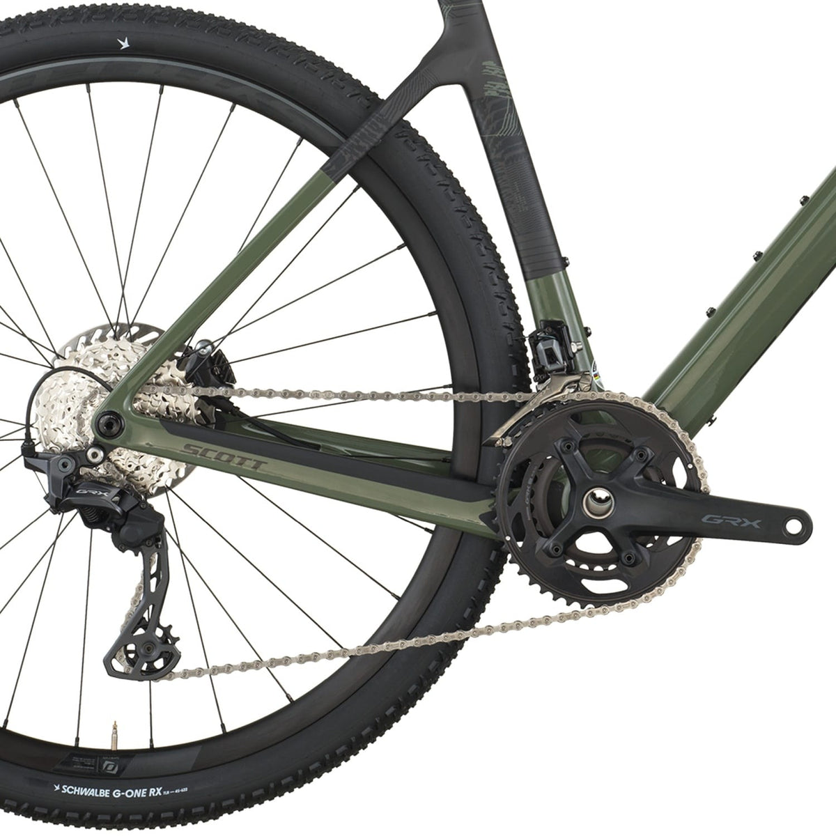 Bicicletas Gravel Scott Addict Gravel 40 2026 Wenge Green #4