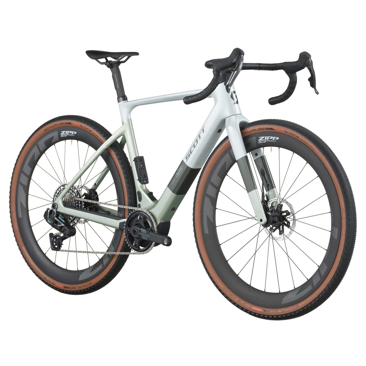 Bicicletas Eléctricas eGravel Scott Solace Gravel 10 2027 Pale Green/Beluga Grey