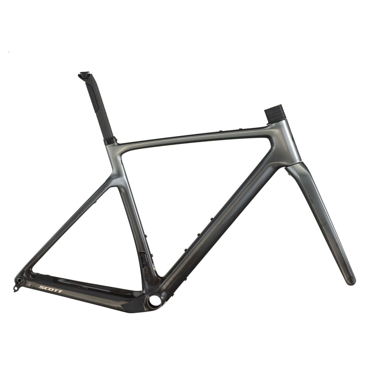Cuadros Bicicleta Gravel Cuadro Scott Addict Gravel Team HMF 2026 Chrome Silver