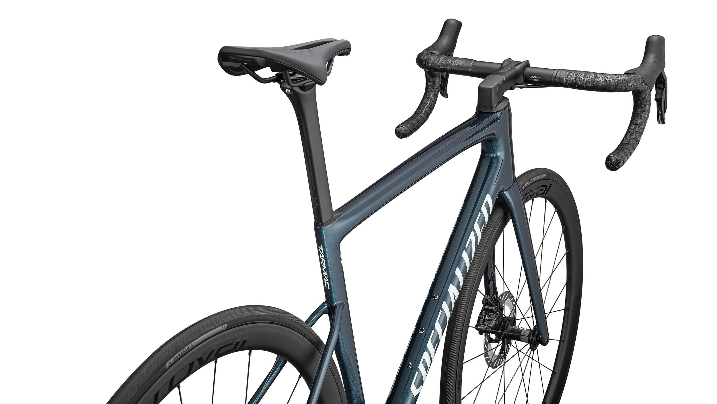 Tarmac SL8 Expert Ultegra Di2 Specialized 2025 Gloss Deep Lake Metallic/Green Pearl Over Seafoam #4