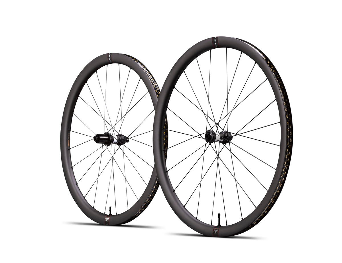 Juego Ruedas Carretera Reserve 34/37 Turbulent Aero DT Swiss 350 XDR Center Lock Negro