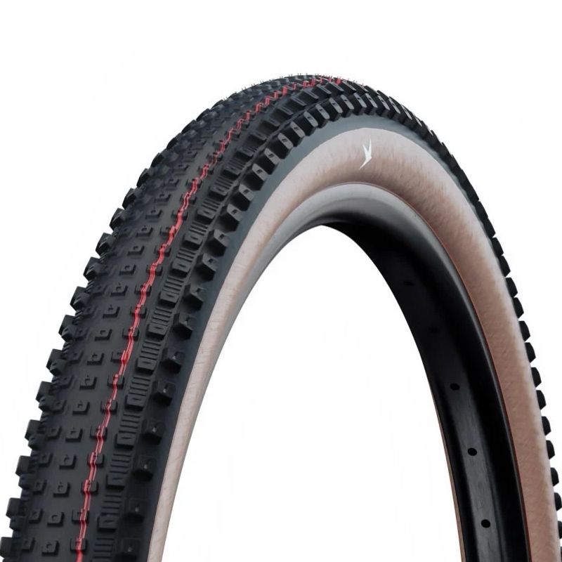 Cubierta Schwalbe Rick XC Pro HS635 Evolut Line Speed Tubeless Ready Plegable Negro/Marrón