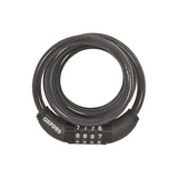 Cable Lock OXC CombiCoil10 10x1500mm Black